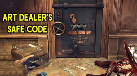 dishonored art dealer's safe code