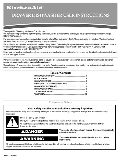 dishwasher user instructions kitchenaid Ebook Epub