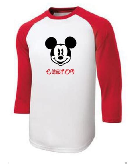 disney baseball t shirt