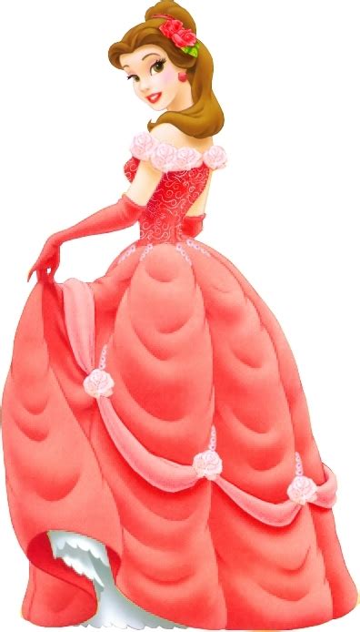 disney belle dress red