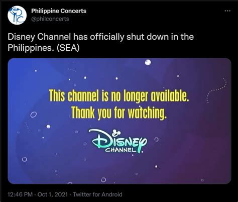 disney channel shutting down