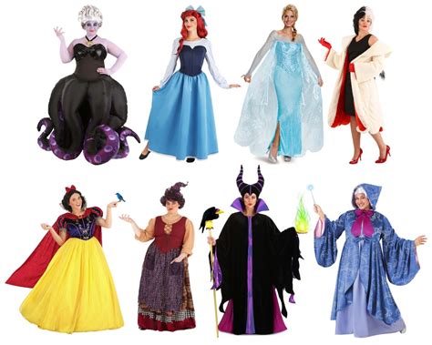 disney characters female costumes