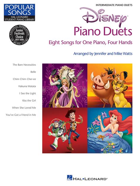 disney piano duets hal leonard student piano library popular songs series intermediate 1 piano 4 hands PDF