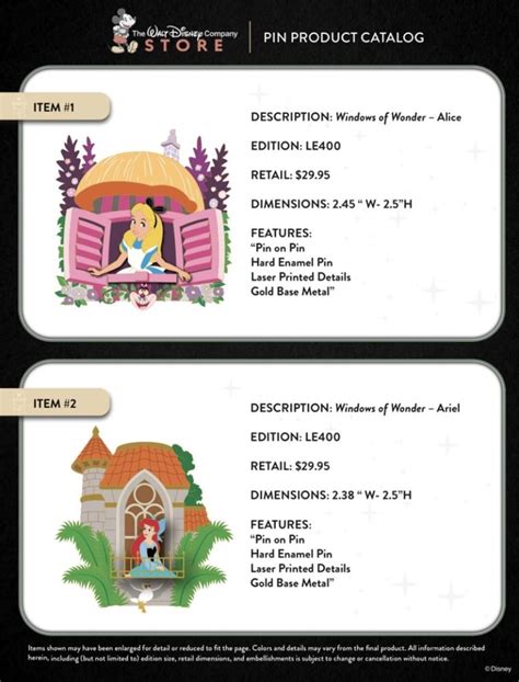 Disney Pin Catalog