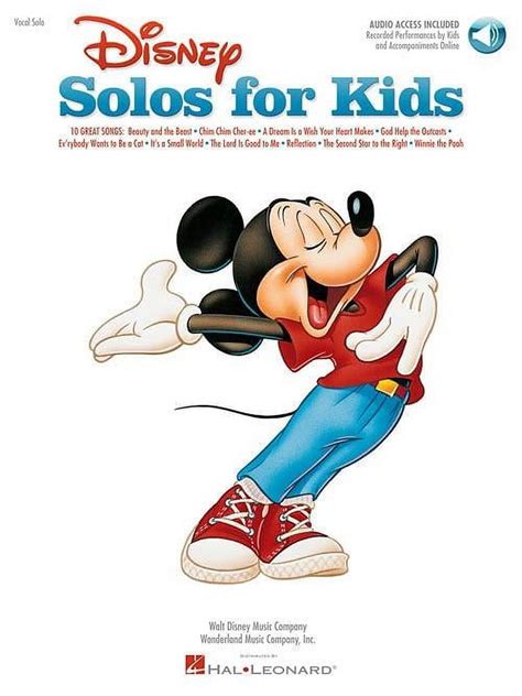 disney solos for kids vocal collection with online audio PDF