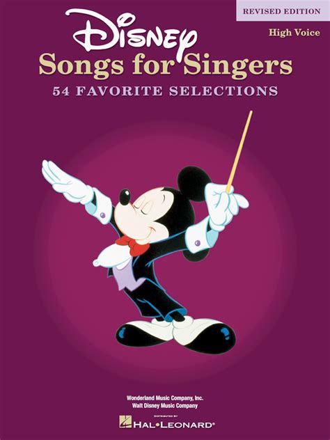 disney songs for singers high voice edition PDF
