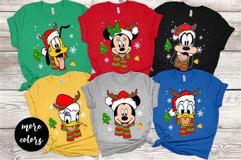 disney xmas shirts