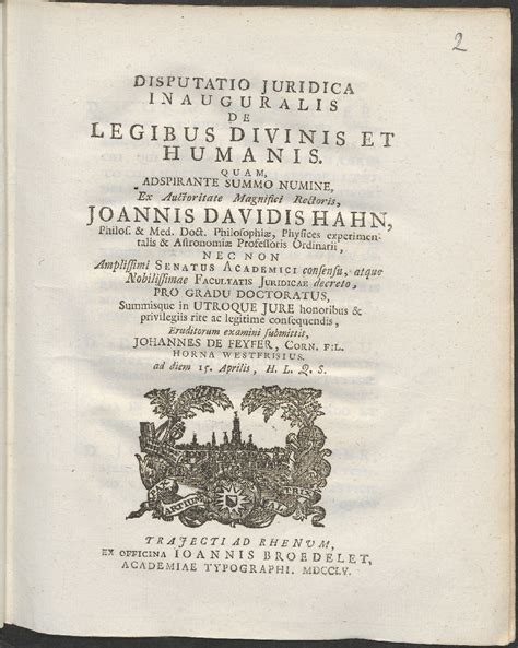 dissertatio juridica inauguralis de legibus civilibus ex ipsarum causis dijucandis Reader