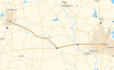 distance austin to houston texas