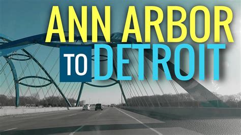 distance from ann arbor to detroit