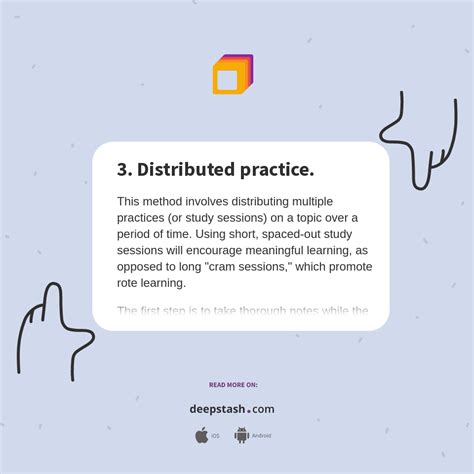 distributed practice psychology definition