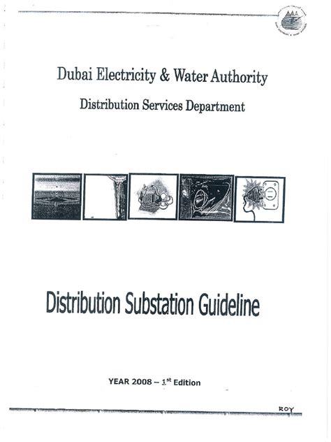 distribution substation guideline dewa Doc