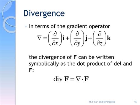 divergence calc