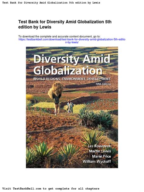 diversity amid globalization 5th edition PDF