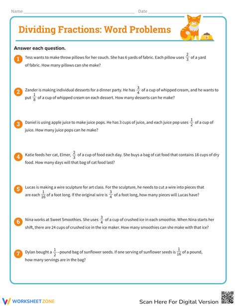 dividing fractions word problems