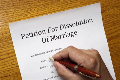 divorce dissolution of marriage