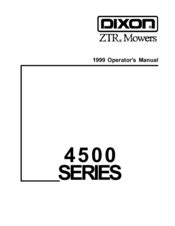 dixon ztr 4516k service manual Epub