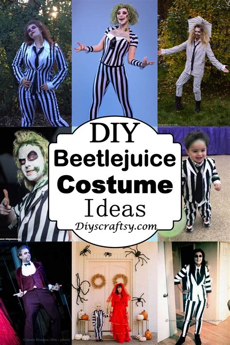 diy beetlejuice costume ideas