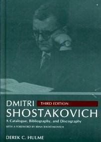 dmitri shostakovich a catalogue bibliography and discography Doc