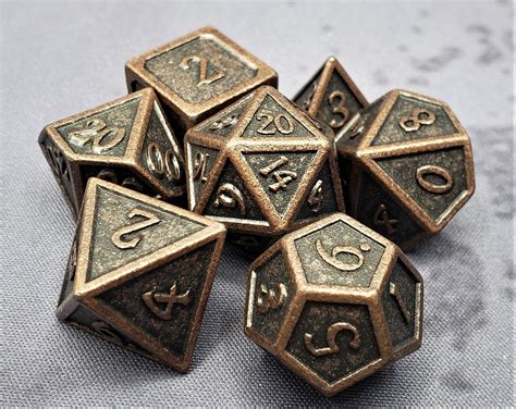 dnd dice metal