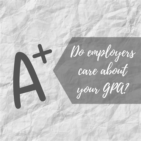 do employers care about gpa
