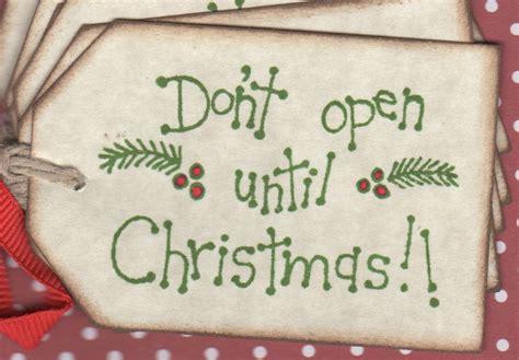 do not open until christmas PDF