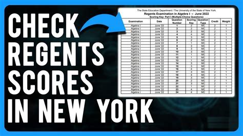 do suny check regents scores