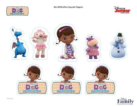 doc mcstuffins cupcake toppers pdf Doc