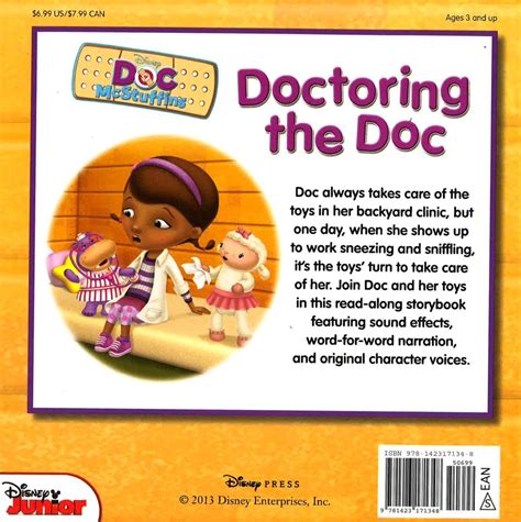 doc mcstuffins read along storybook and cd doctoring the doc Doc