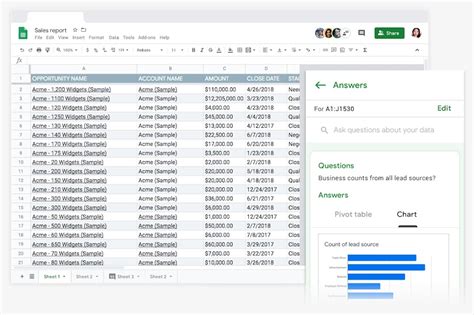 docs google excel