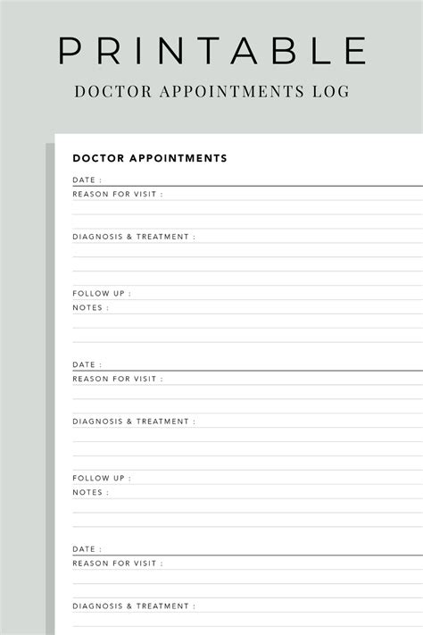 doctor appointment note template Doc