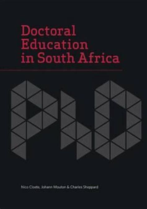doctoral education south africa cloete PDF