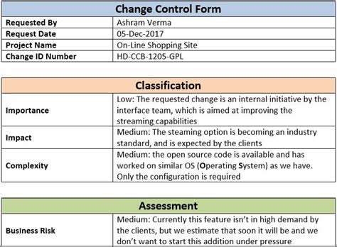 document change control form Reader