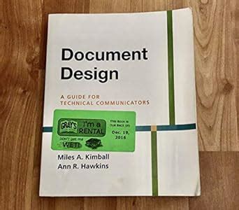 document design a guide for technical communicators Reader