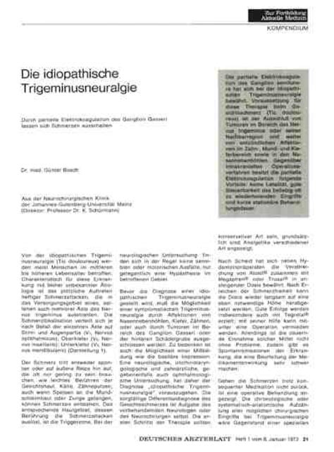 documenta geigy acta clinica9 die idiopathische trigeminusneuralgie Kindle Editon