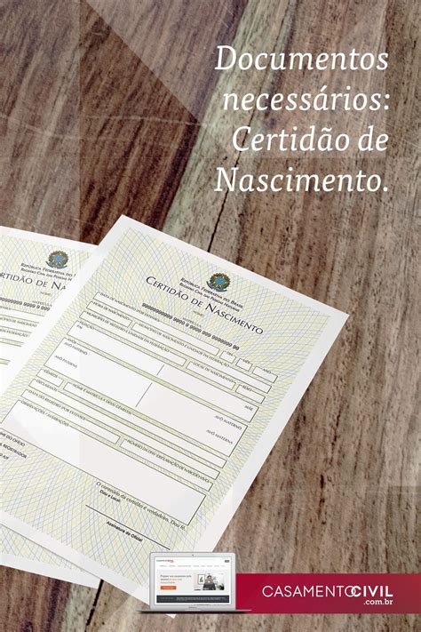 documentos para dar entrada no casamento