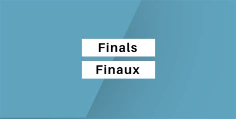 documents finals ou finaux Epub