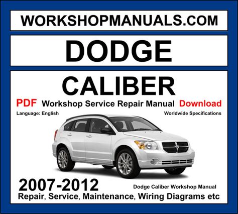 dodge caliber service manual pdf Doc