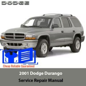 dodge durango 2001 service manual Kindle Editon