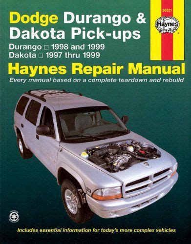 dodge durango 9899 and dakota 9799 haynes repair manuals Reader