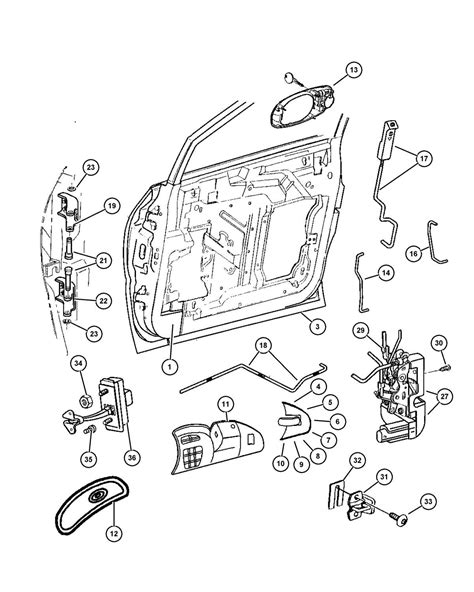 dodge gr caravan sliding door diagram Reader