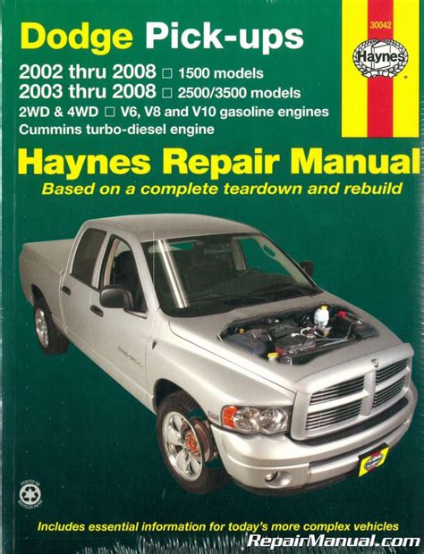 dodge ram 2500 repair manual Ebook Kindle Editon