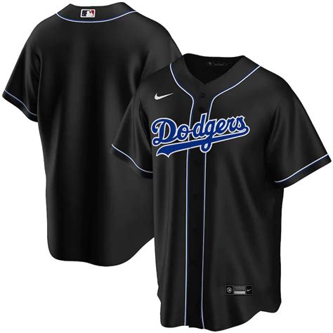 dodgers black jersey