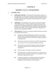 doe accounting handbook chapter 10 Kindle Editon