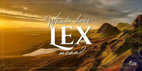 does . mean everything lex