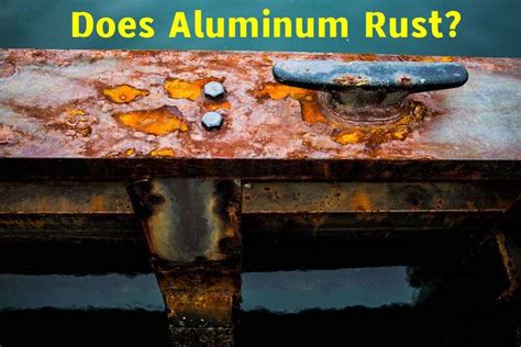 does aluminum rust