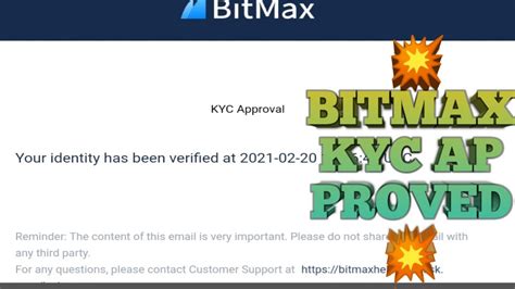 does bitmax kyc