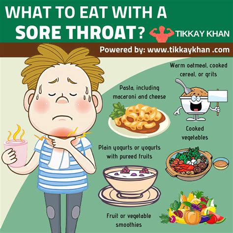 does fried food cause sore throat