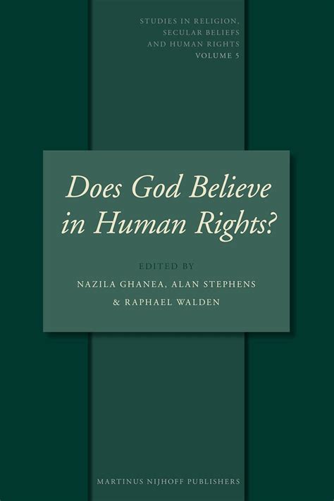 does god believe in human rights? studies in religion secular beliefs and human rights Epub