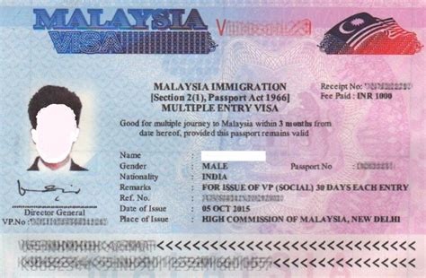 does indian passport need visa for malaysia